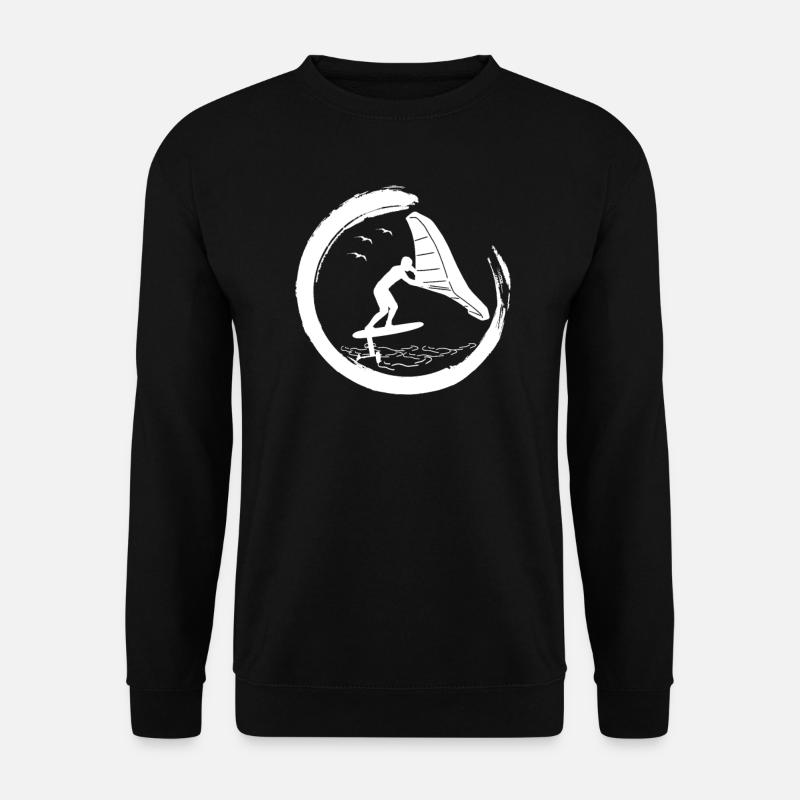 Wingfoil Surfer Wingfoil Hydrofoil Wing-Foil - Sweat-shirt Unisexe - noir