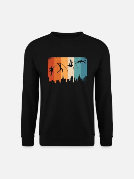 Athlète de saut à la perche Athlètes d’athlétisme Pôle d’athlète - Sweat-shirt Unisexe - noir