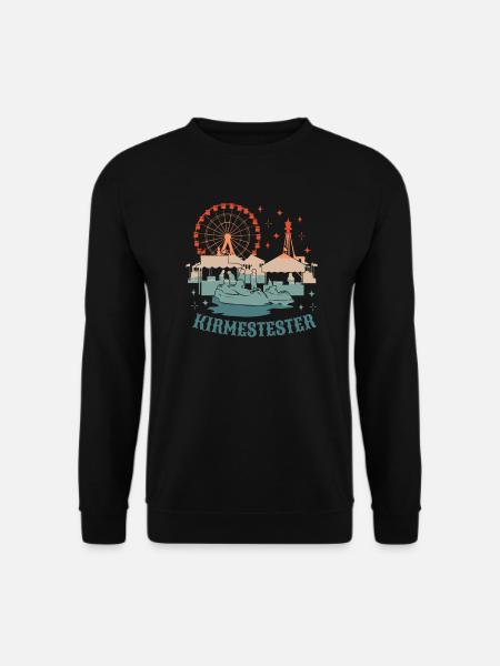Kirmestester Jahrmarkt Volksfest Rummelplatz - Unisex Pullover - Schwarz