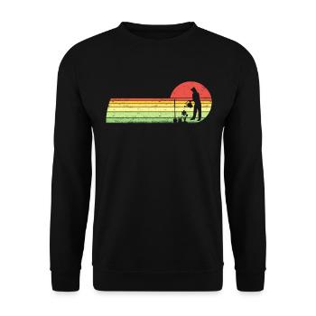 Gardener Farmer Landscape Gardener Hobby Gardener - Unisex Sweatshirt - black - Front - Alina (178cm) & Michal (187cm)
