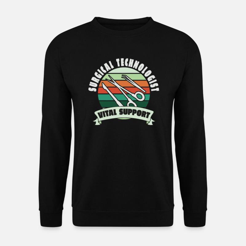Surgical-Technical Assistant Surgeon - Unisex Sweatshirt - black