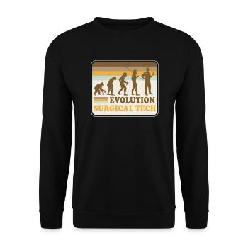 Chirurgisch-technischer Assistent Chirurg - Unisex Pullover - Schwarz - Vorne - Alina (178cm) & Michal (187cm)