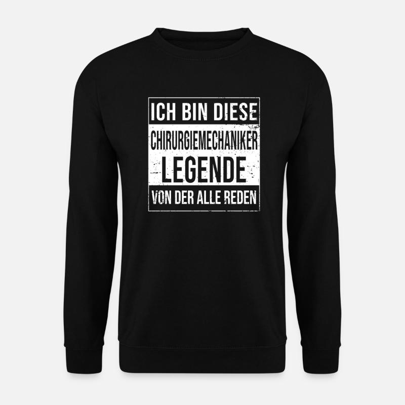 Berufe Ausbildung bestanden Legende - Unisex Pullover - Schwarz