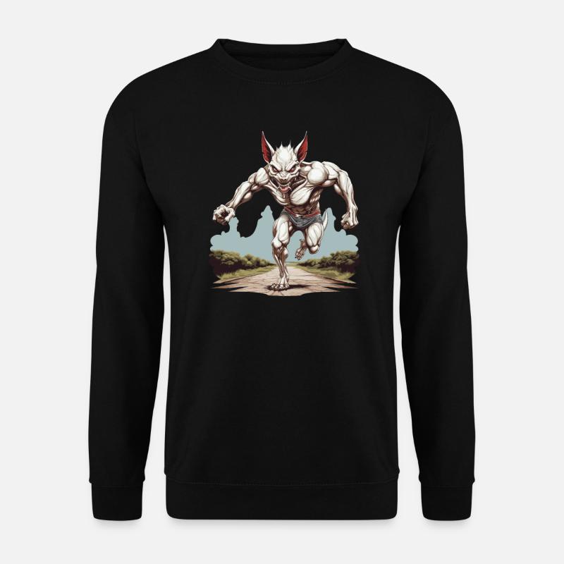 Cryptozoologists, marathon runners, running - Unisex Sweatshirt - black