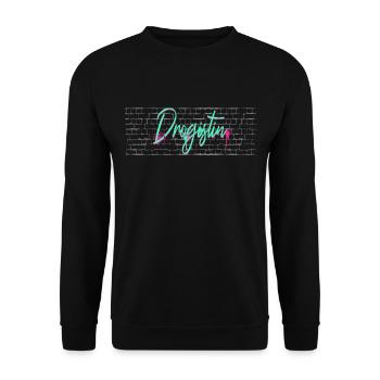 Apotheker Abschluss-Geschenk Drogistin - Unisex Pullover - Schwarz - Vorne - Alina (178cm) & Michal (187cm)