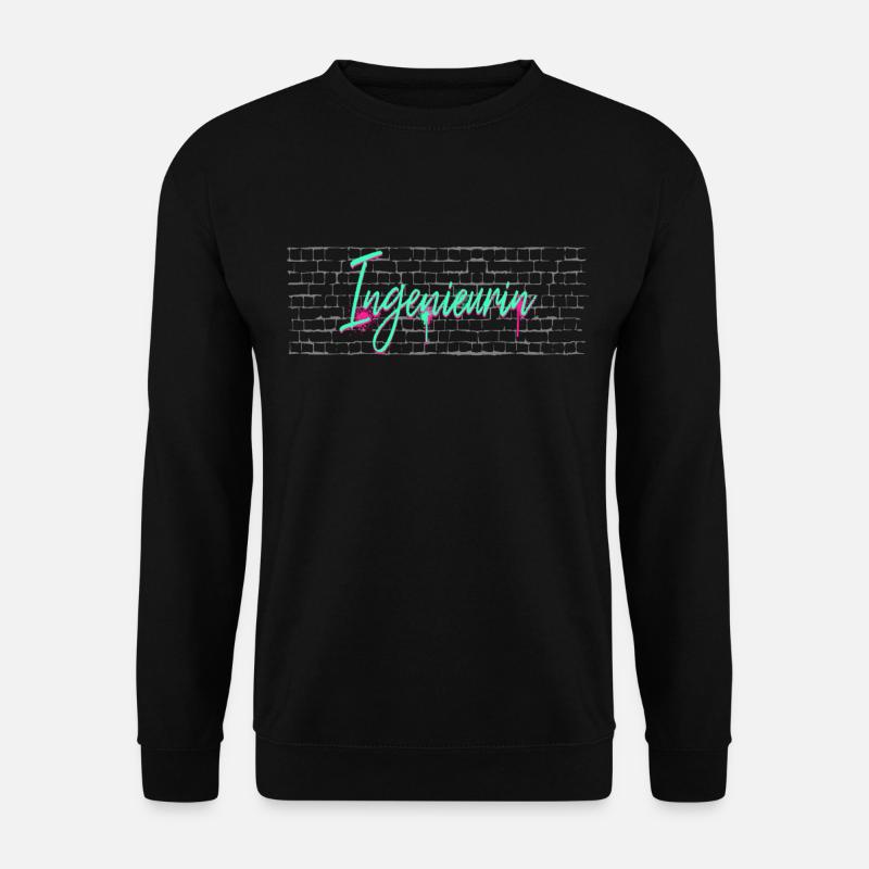 Ingenieur Abschluss-Geschenk Ingenieurin - Unisex Pullover - Schwarz
