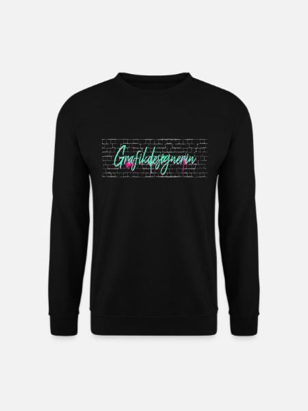 Illustrator Abschluss-Geschenk Grafikdesignerin - Unisex Pullover - Schwarz