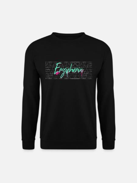 Kindergärtner Abschluss-Geschenk Erzieherin - Unisex Pullover - Schwarz