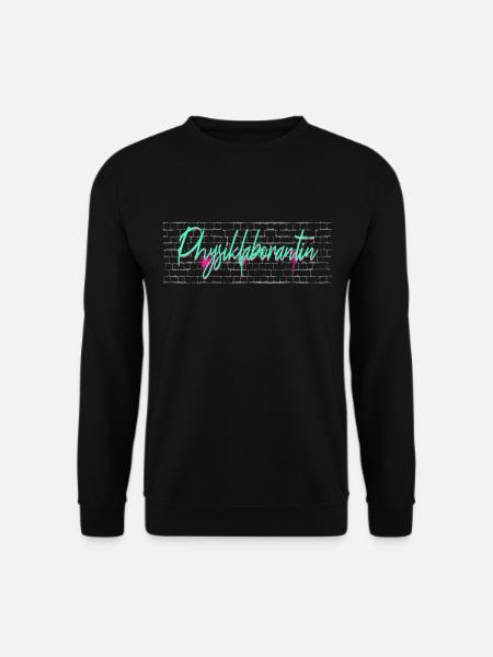 Laborant Abschluss-Geschenk Physiklaborantin - Unisex Pullover - Schwarz
