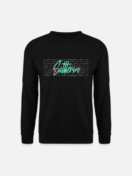 Polsterer Abschluss-Geschenk Sattlerin - Unisex Pullover - Schwarz