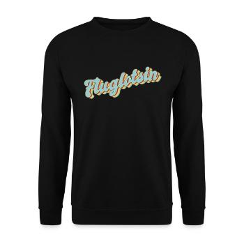 Flugzeug-Lotse Abschluss-Geschenk Fluglotsin - Unisex Pullover - Schwarz - Vorne - Alina (178cm) & Michal (187cm)
