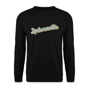 Chemiker Abschluss-Geschenk Laborantin - Unisex Pullover - Schwarz - Vorne - Alina (178cm) & Michal (187cm)