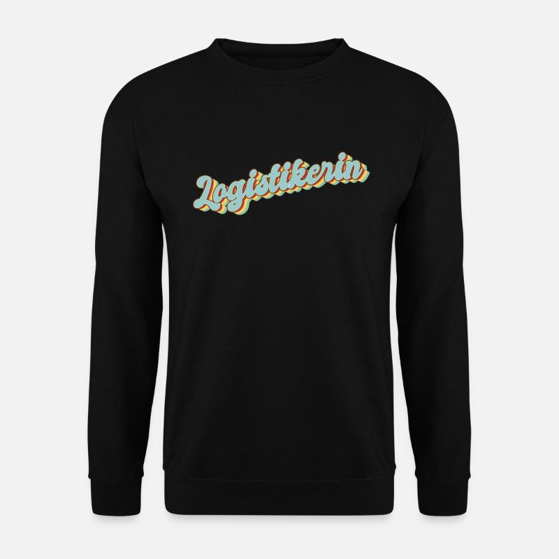 Logistik Abschluss-Geschenk Logistikerin - Unisex Pullover - Schwarz