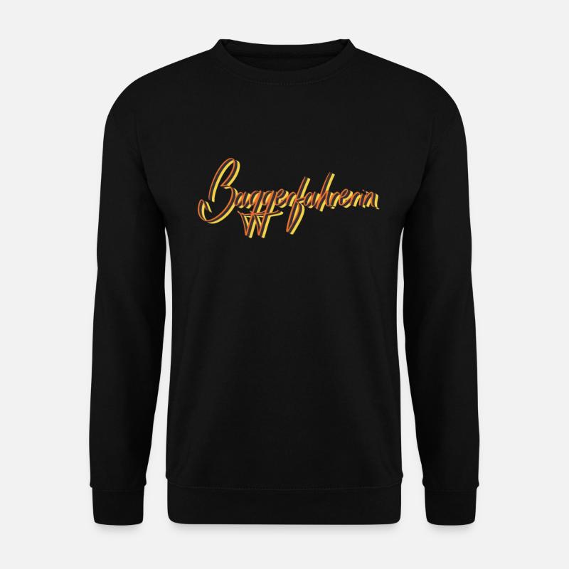 Bagger-Fahrer Abschluss-Geschenk Baggerfahrerin - Unisex Pullover - Schwarz