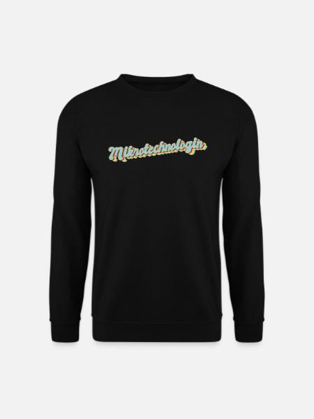 Techniker Abschluss-Geschenk Mikrotechnologin - Unisex Pullover - Schwarz