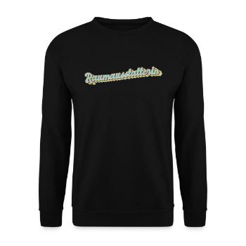 Dekorateur Abschluss-Geschenk Raumausstatterin - Unisex Pullover - Schwarz - Vorne - Alina (178cm) & Michal (187cm)