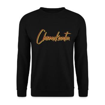 Laborant Abschluss-Geschenk Chemikantin - Unisex Pullover - Schwarz - Vorne - Alina (178cm) & Michal (187cm)