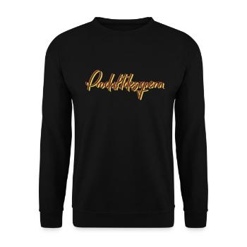 Technischer Abschluss-Geschenk Produktdesignerin - Unisex Pullover - Schwarz - Vorne - Alina (178cm) & Michal (187cm)