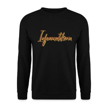 Programmierer Abschluss-Geschenk Informatikerin - Unisex Pullover - Schwarz - Vorne - Alina (178cm) & Michal (187cm)