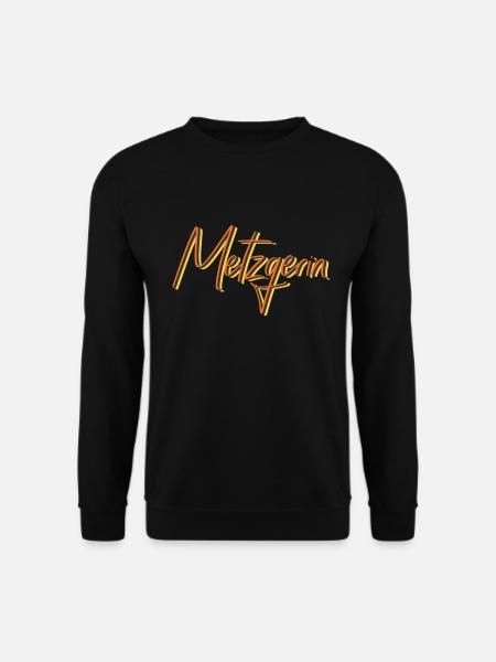 Fleischer Abschluss-Geschenk Metzgerin - Unisex Pullover - Schwarz