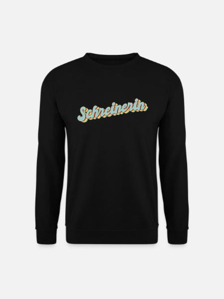 Schreiner Abschluss-Geschenk Schreinerin - Unisex Pullover - Schwarz