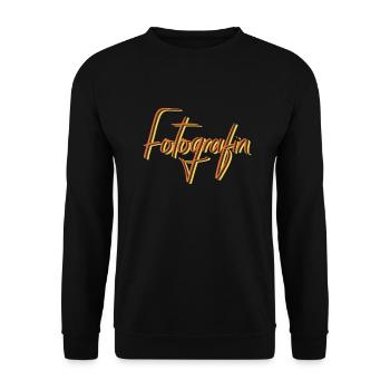 Appareil photo l’obtention du diplôme cadeau photographe - Sweat-shirt Unisexe - noir - Devant - Alina (178cm) & Michal (187cm)