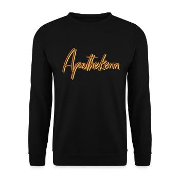 Pharmacy Graduation Gift Apothecary - Unisex Sweatshirt - black - Front - Alina (178cm) & Michal (187cm)