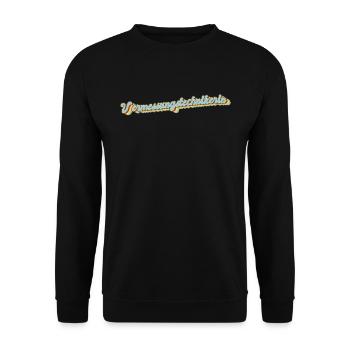 Cadeau de Graduation arpenteur - Sweat-shirt Unisexe - noir - Devant - Alina (178cm) & Michal (187cm)