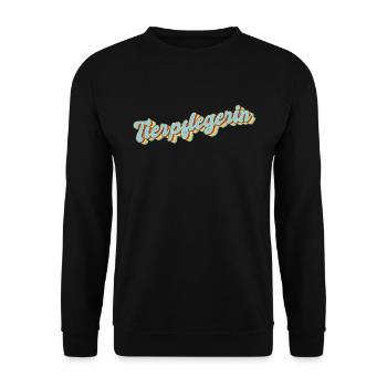 Animal hôte Graduation cadeau Zookeeper - Sweat-shirt Unisexe - noir - Devant - Alina (178cm) & Michal (187cm)