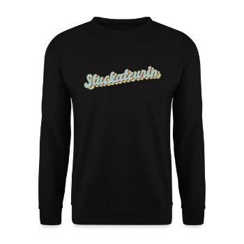 Plâtrier de cadeau de graduation de cloisons sèches - Sweat-shirt Unisexe - noir - Devant - Alina (178cm) & Michal (187cm)