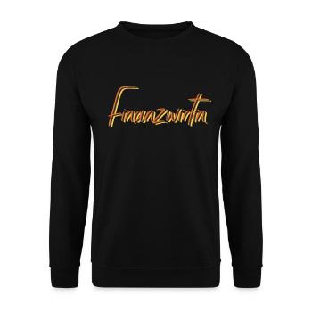 Finanzamt Abschluss-Geschenk Finanzwirtin - Unisex Pullover - Schwarz - Vorne - Alina (178cm) & Michal (187cm)