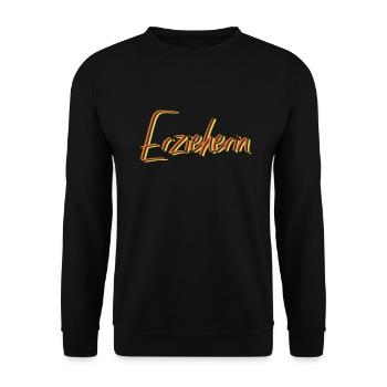 Kindergärtner Abschluss-Geschenk Erzieherin - Unisex Pullover - Schwarz - Vorne - Alina (178cm) & Michal (187cm)