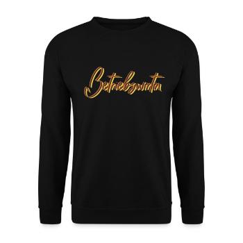 BWL Abschluss-Geschenk Betriebswirtin - Unisex Pullover - Schwarz - Vorne - Alina (178cm) & Michal (187cm)