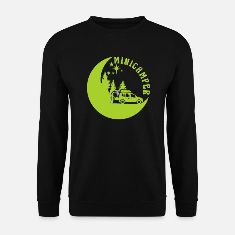 Minicamper Camping-Camper Microcamper - Unisex Pullover - Schwarz