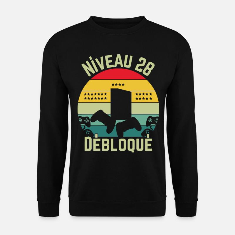 Level 28 Unlocked - Unisex Sweatshirt - black