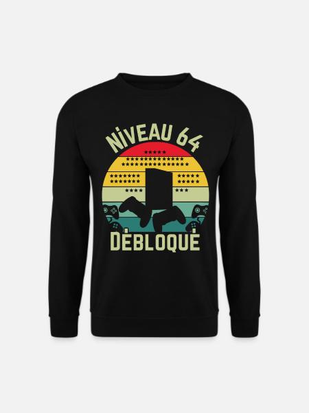 Level 64 Cleared - Unisex Sweatshirt - black
