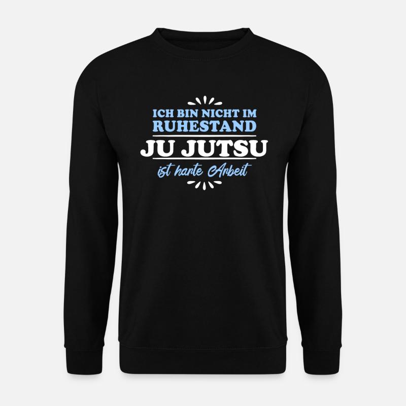 Ruhestand Rentner Pensioner Ju-Jutsu - Unisex Pullover - Schwarz