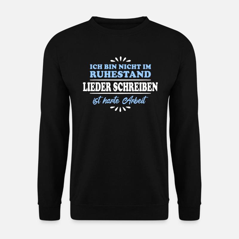 Retraité Compositeur-compositeur - Sweat-shirt Unisexe - noir