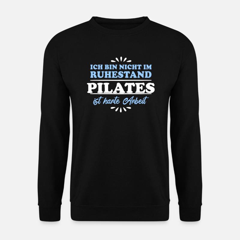 Retraité Retraité Pilates - Sweat-shirt Unisexe - noir