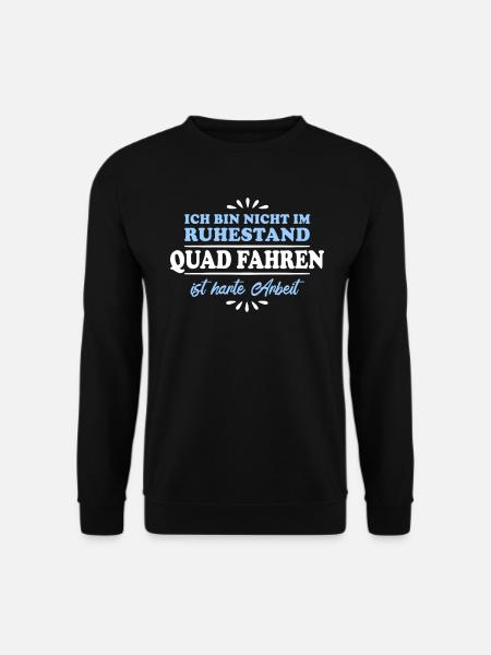 Ruhestand Rentner Pensioner Quad-Fahrer - Unisex Pullover - Schwarz