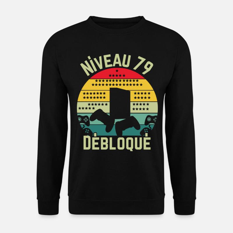 Level 79 Detached - Unisex Sweatshirt - black