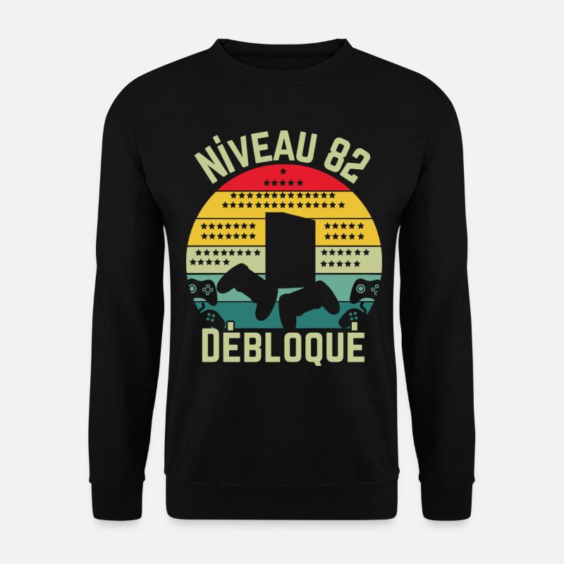 Level 82 Detached - Unisex Sweatshirt - black