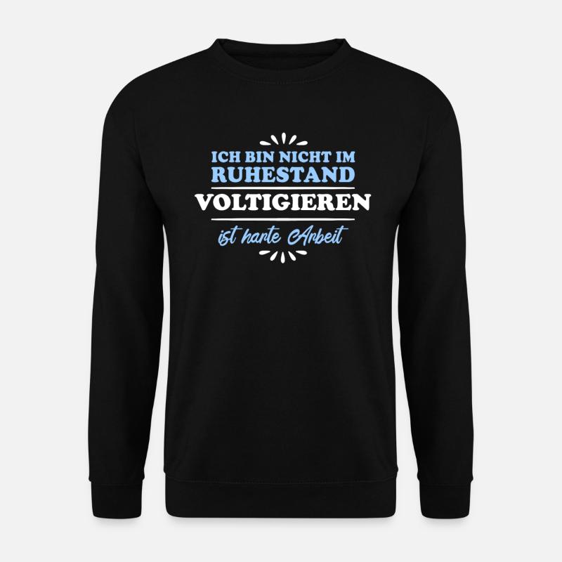 Retirement pensioner vaulter - Unisex Sweatshirt - black