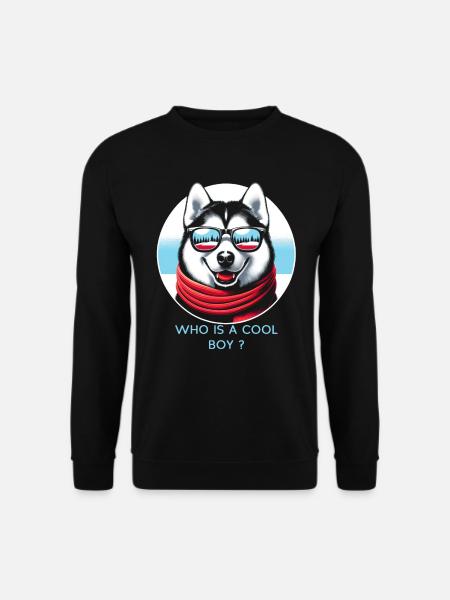 Cool Husky Showcase - Unisex Sweatshirt - black