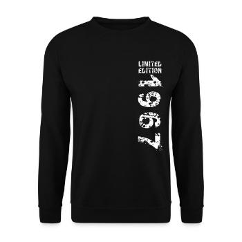1967 Birthday Gift Idea Vintage Edition - Unisex Sweatshirt - black - Front - Alina (178cm) & Michal (187cm)