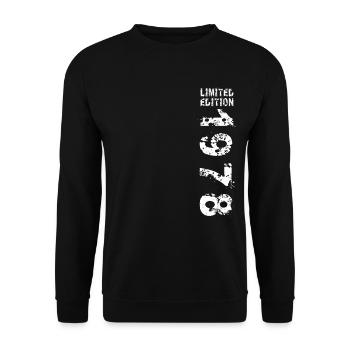 1978 Geburtstag Geschenkidee Vintage Edition 1978 - Unisex Pullover - Schwarz - Vorne - Alina (178cm) & Michal (187cm)