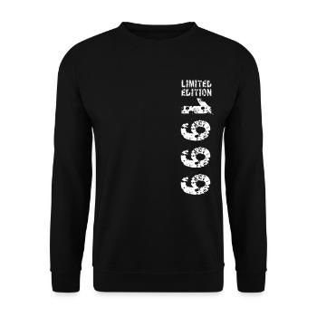 1999 Geburtstag Geschenkidee Vintage Edition 1999 - Unisex Pullover - Schwarz - Vorne - Alina (178cm) & Michal (187cm)