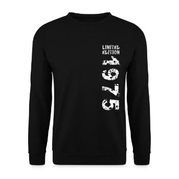 Idée cadeau anniversaire 1975 Vintage Edition 1975 - Sweat-shirt Unisexe - noir - Devant - Alina (178cm) & Michal (187cm)