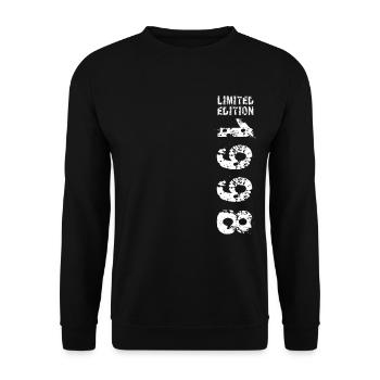 1998 Idée cadeau d’anniversaire Vintage Edition 1998 - Sweat-shirt Unisexe - noir - Devant - Alina (178cm) & Michal (187cm)