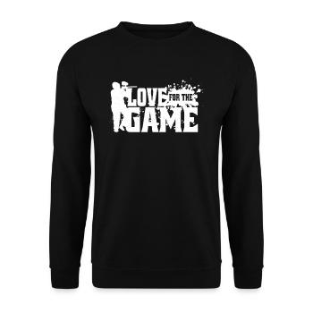 Airsoft Ball Gamer Airsoft Balls Game Accessories - Unisex Sweatshirt - black - Front - Alina (178cm) & Michal (187cm)